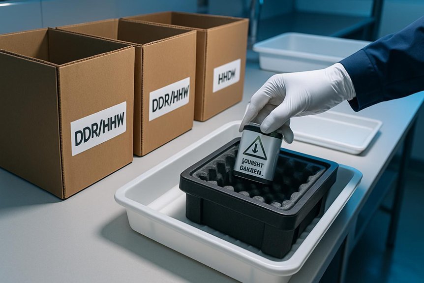 damaged lithium battery transport rules