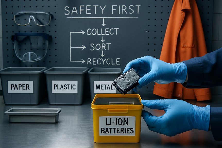 safe packaging for battery prep