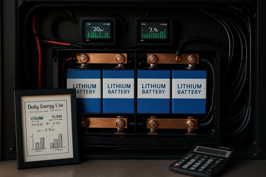 data driven rv energy sizing method