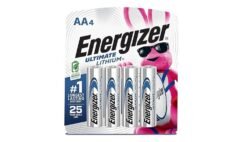 Energizer AA Lithium Batteries, Double A Battery Ultimate Lithium (4 Count)