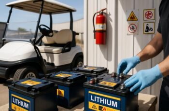 Golf Cart Lithium Battery Safety Tips