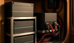 RV Lithium Battery Inverter Setup