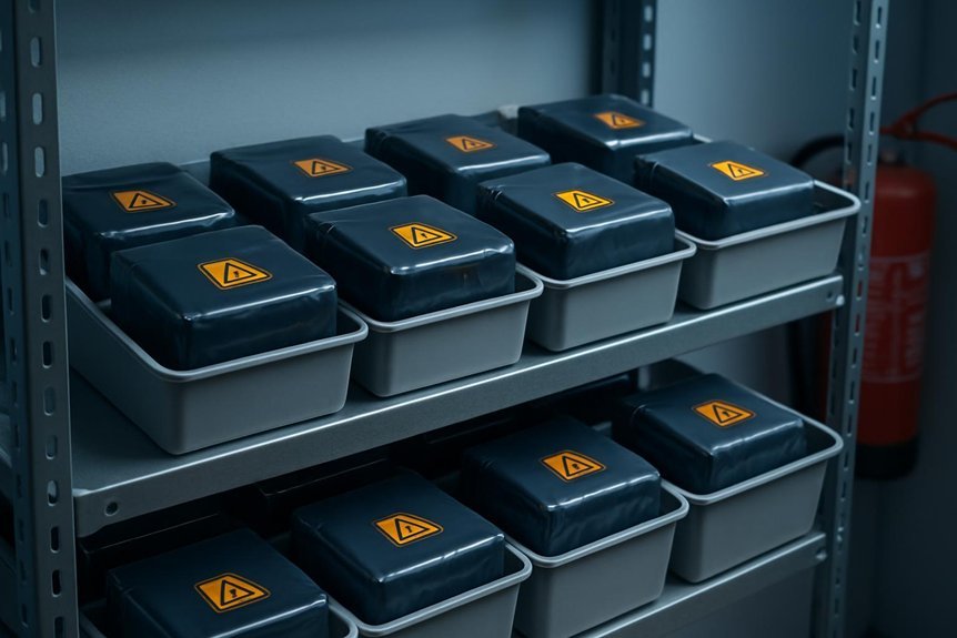safe storage prevents thermal runaway and fires