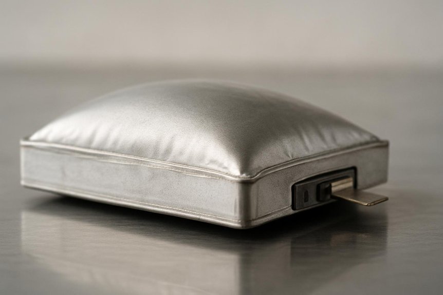 swollen battery poses severe danger