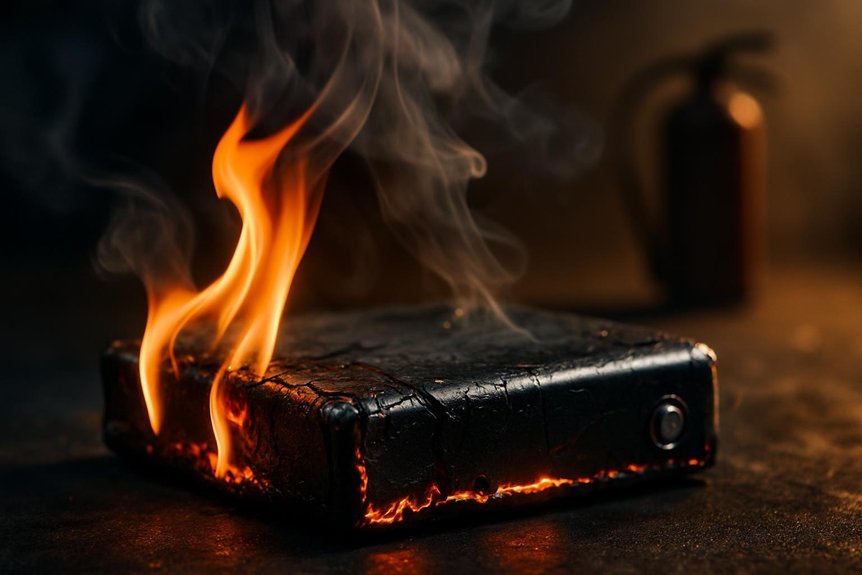 thermal runaway initiates propagation chain