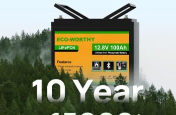 ECO-WORTHY 12V 100Ah LiFePO4 Battery with Bluetooth & Low-Temp Cut Off — In-Depth Review