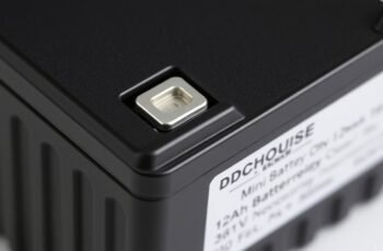 DCHOUSE 12V 6Ah Mini Battery Lifepo4, BMS 6A Protection, Peak 33A/10s