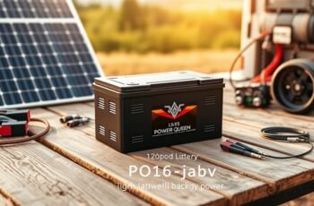 Power Queen 12V 200Ah PLUS LiFePO4 Deep Cycle Lithium Battery